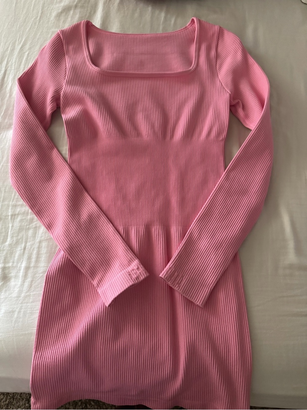 OQQ Pink Athletic Dress Size S